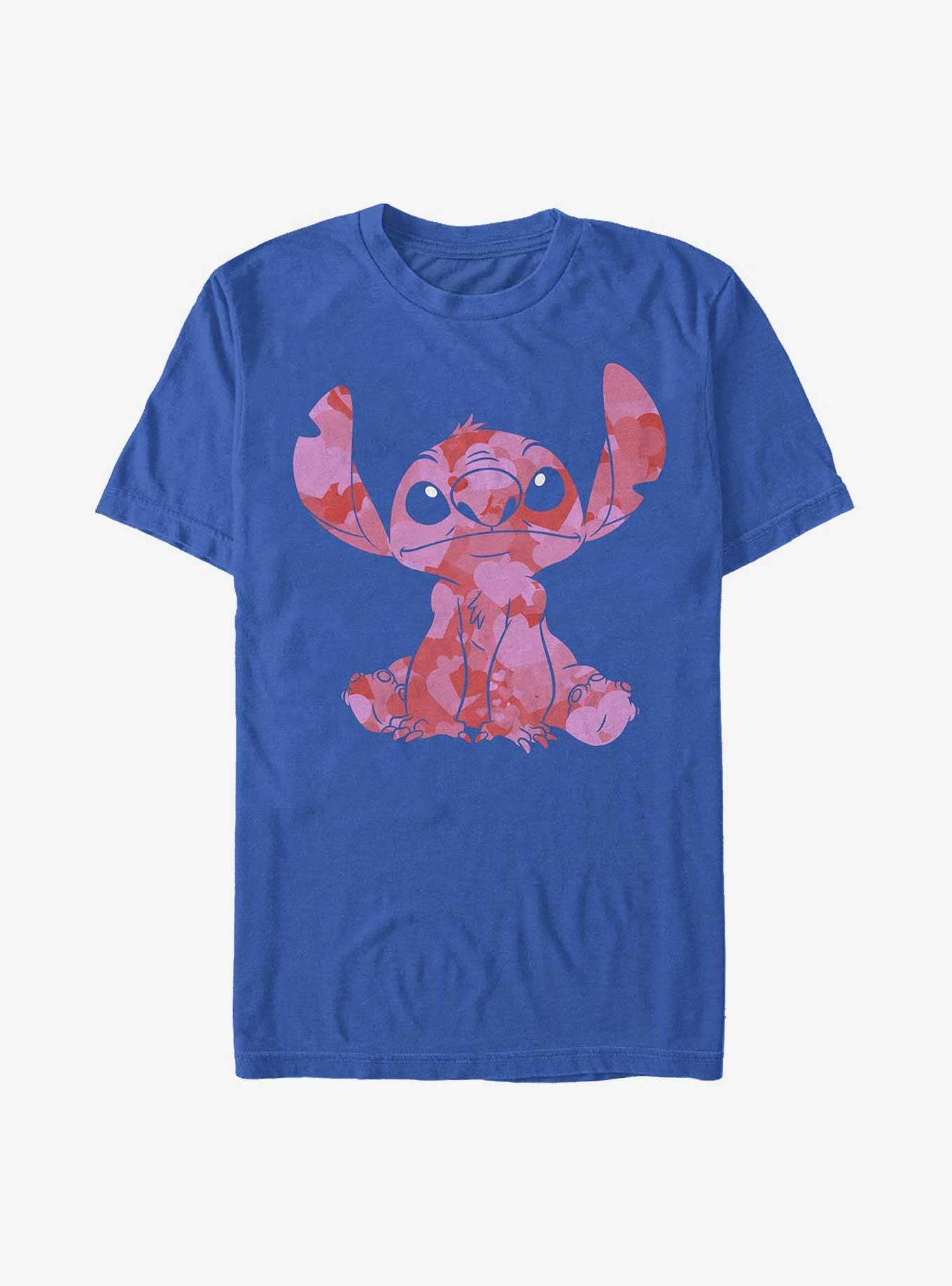 Disney Lilo & Stitch Heart Fill T-Shirt, ROYAL, hi-res