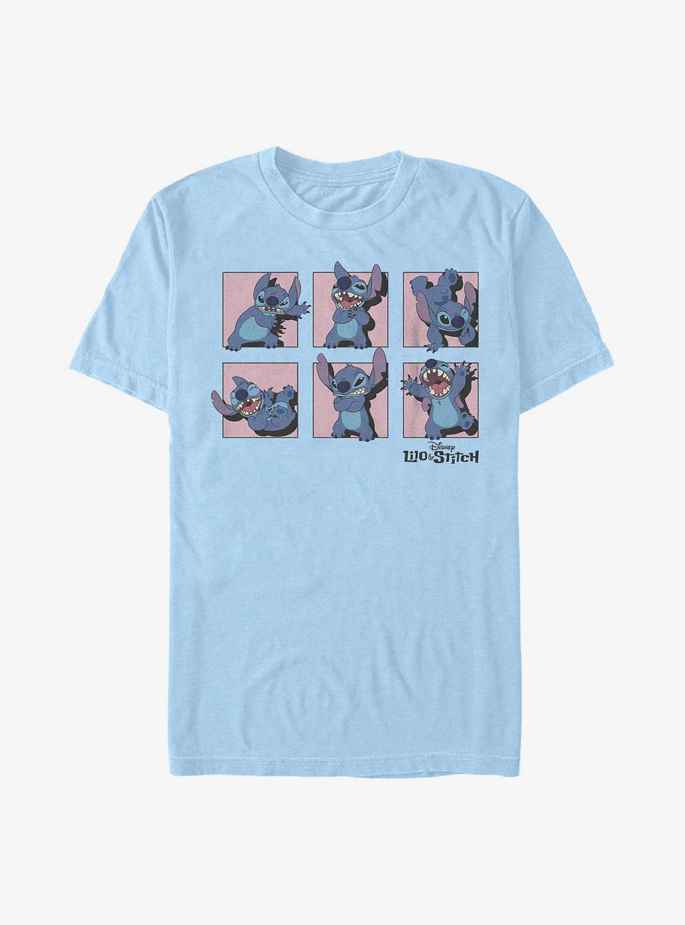 Disney Lilo & Stitch Poses T-Shirt, LT BLUE, hi-res