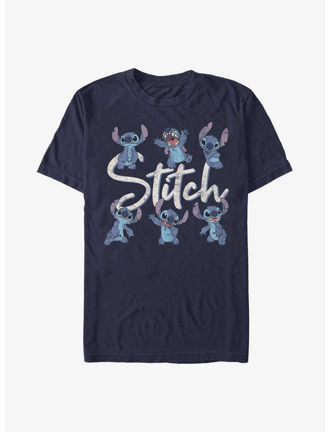 Disney Lilo & Stitch Posing T-Shirt, NAVY, hi-res