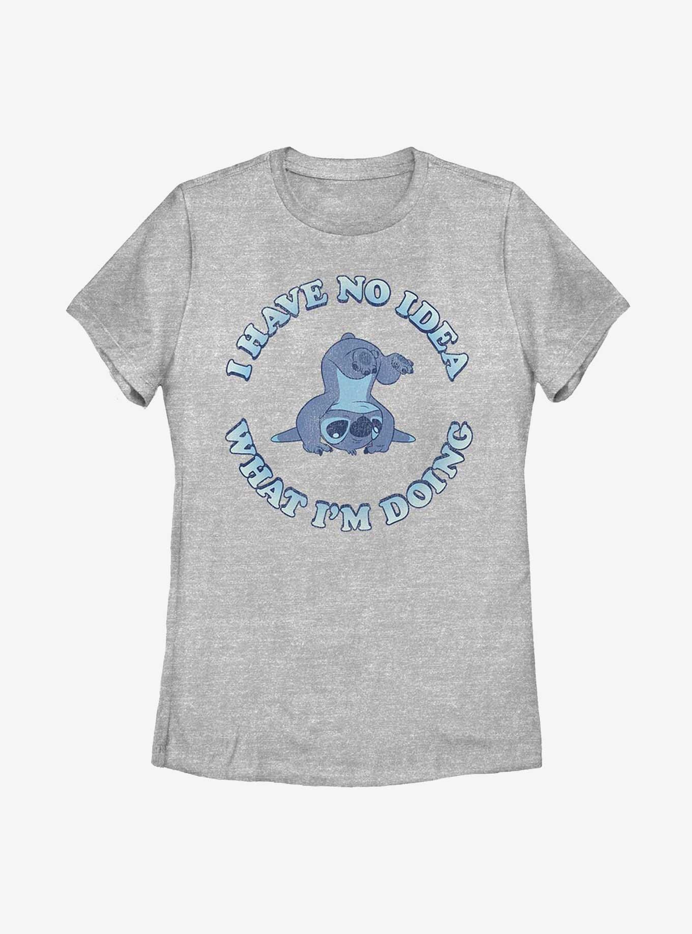 Disney Lilo & Stitch No Idea Womens T-Shirt, ATH HTR, hi-res