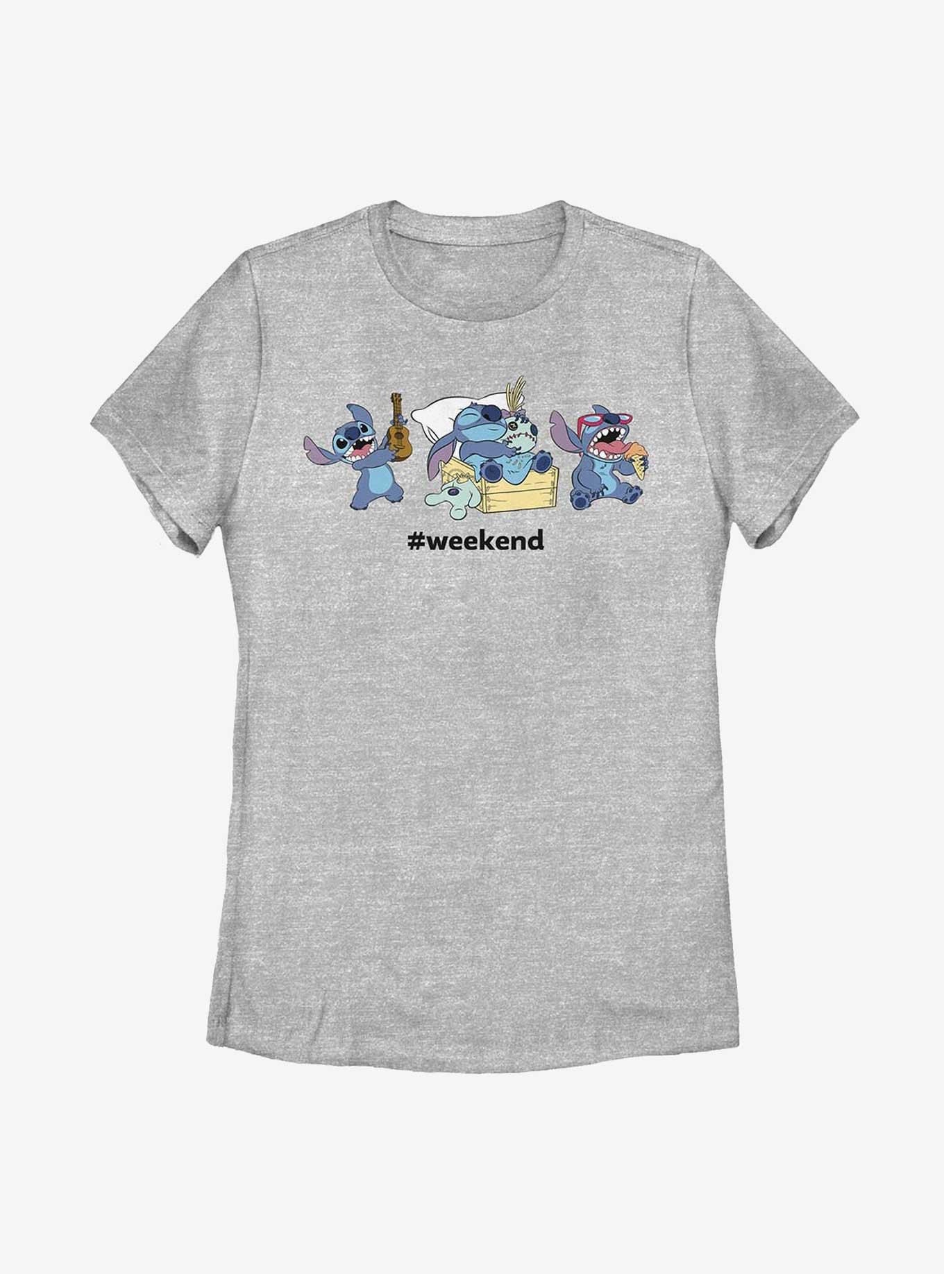 Disney Lilo & Stitch Weekend Womens T-Shirt, ATH HTR, hi-res