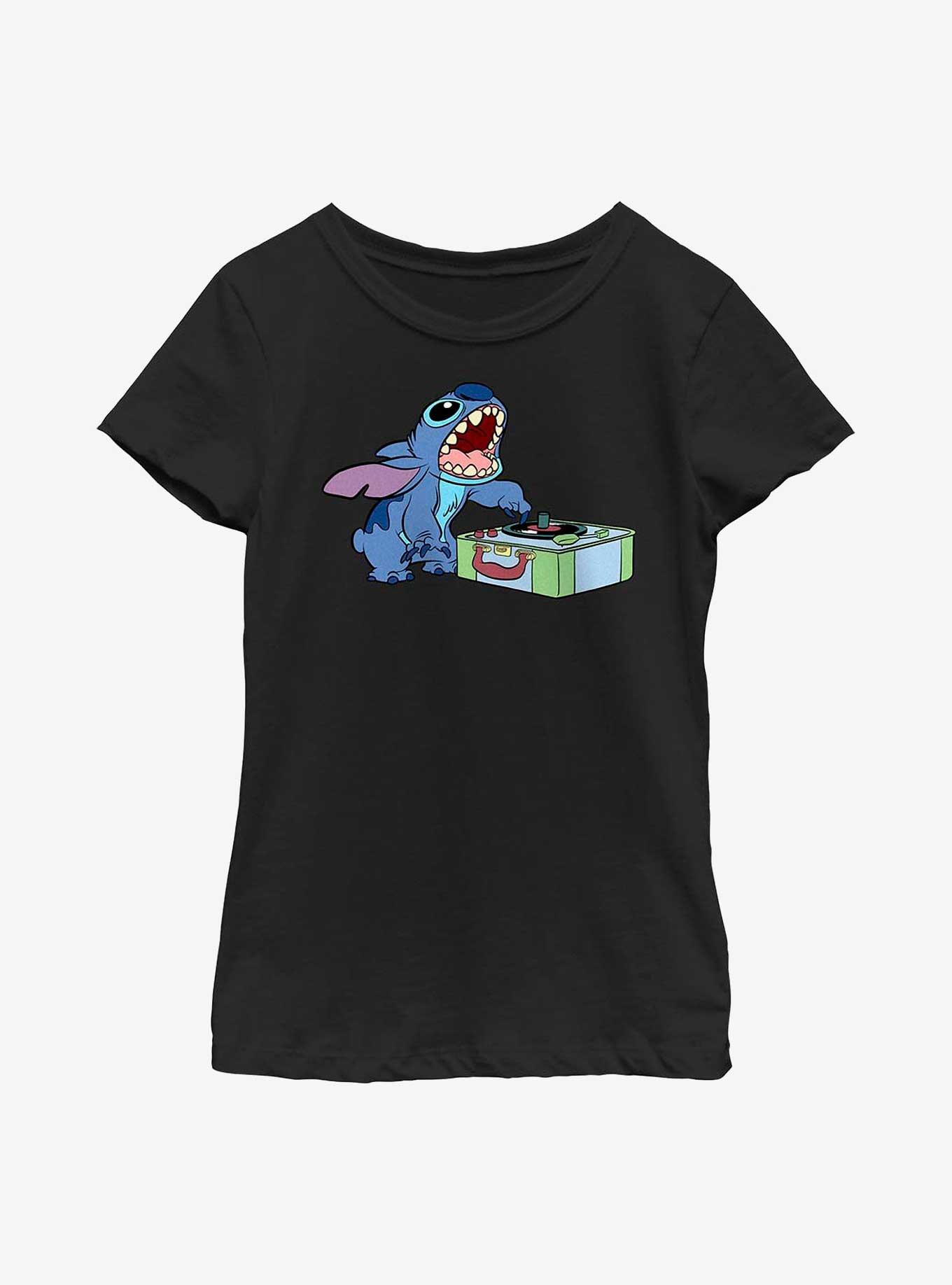 Disney Lilo & Stitch DJ Stitch Youth Girls T-Shirt, , hi-res