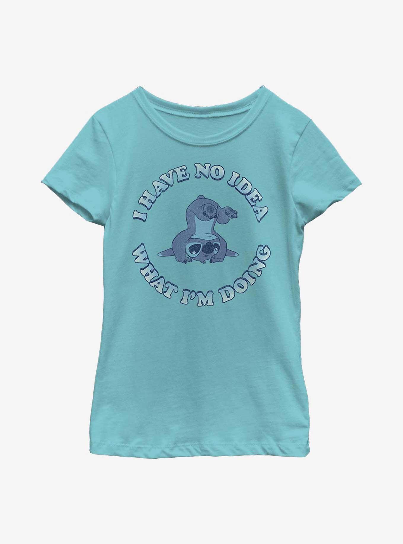 Disney Lilo & Stitch No Idea Youth Girls T-Shirt, , hi-res