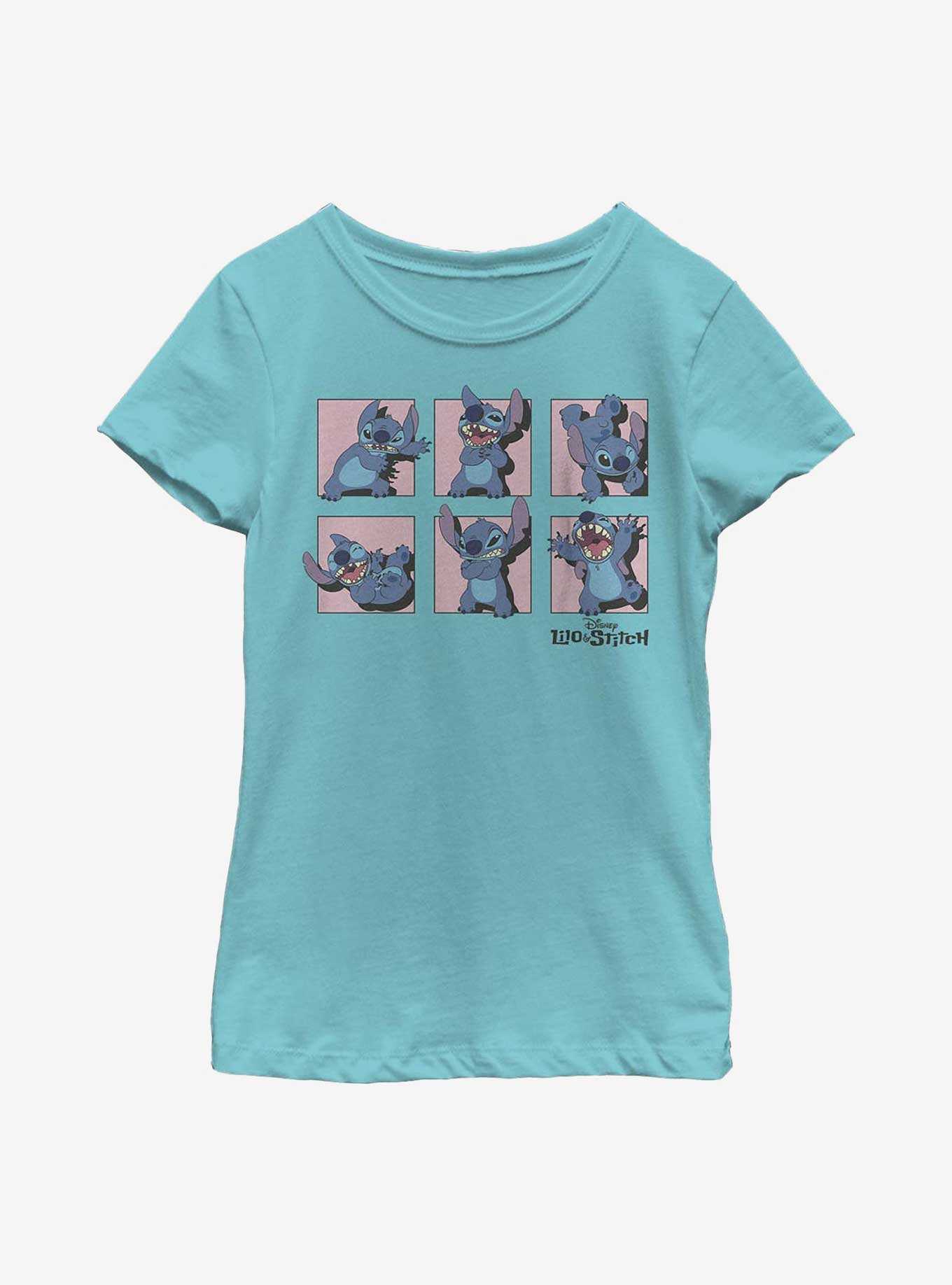 Disney Lilo & Stitch Poses Youth Girls T-Shirt, , hi-res