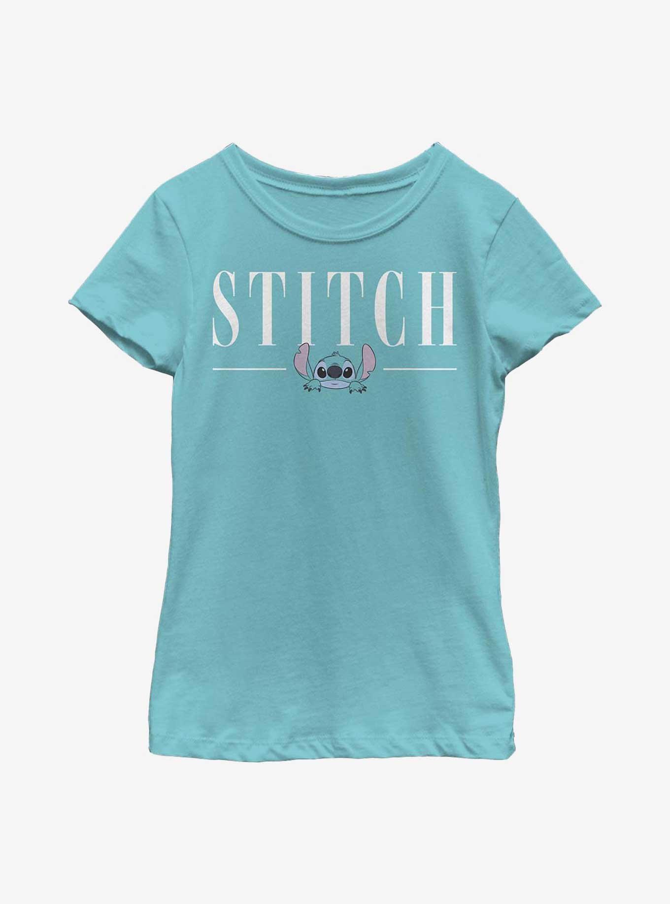 Disney Lilo & Stitch Title Youth Girls T-Shirt