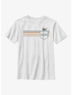 Disney Lilo & Stitch Aloha Pocket Youth T-Shirt, , hi-res