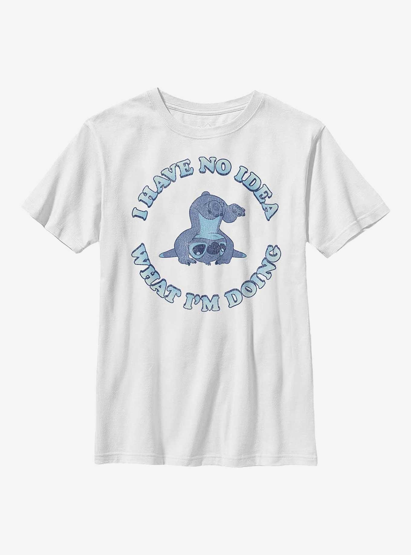 Disney Lilo & Stitch No Idea Youth T-Shirt, , hi-res