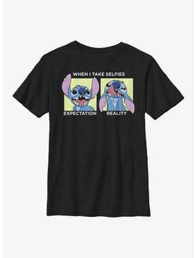 Disney Lilo & Stitch Selfie Youth T-Shirt, , hi-res