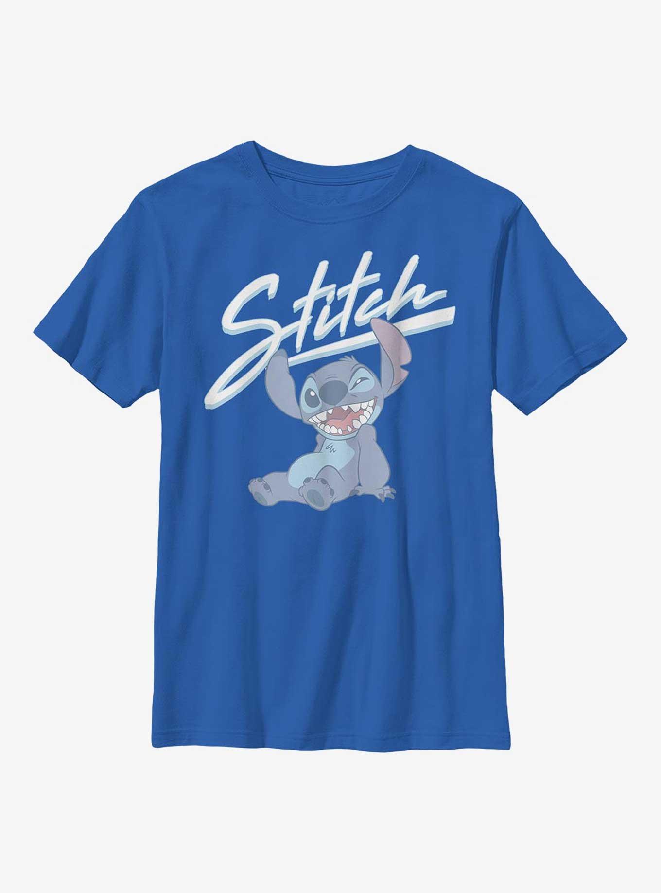 Disney Lilo & Stitch Wink Youth T-Shirt, ROYAL, hi-res