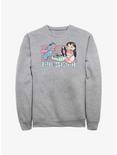Disney Lilo & Stitch Duo Records Sweatshirt, ATH HTR, hi-res