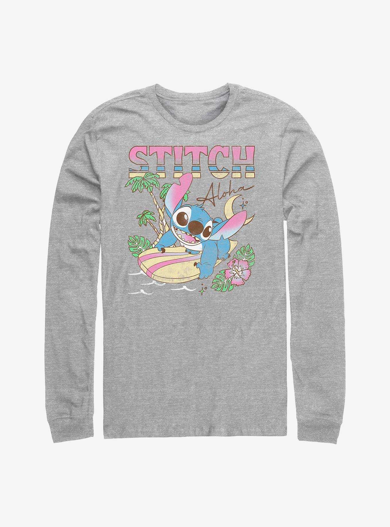 Disney Lilo & Stitch Aloha Surf Long-Sleeve T-Shirt, , hi-res