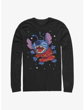 Disney Lilo & Stitch Pixelated Long-Sleeve T-Shirt, , hi-res