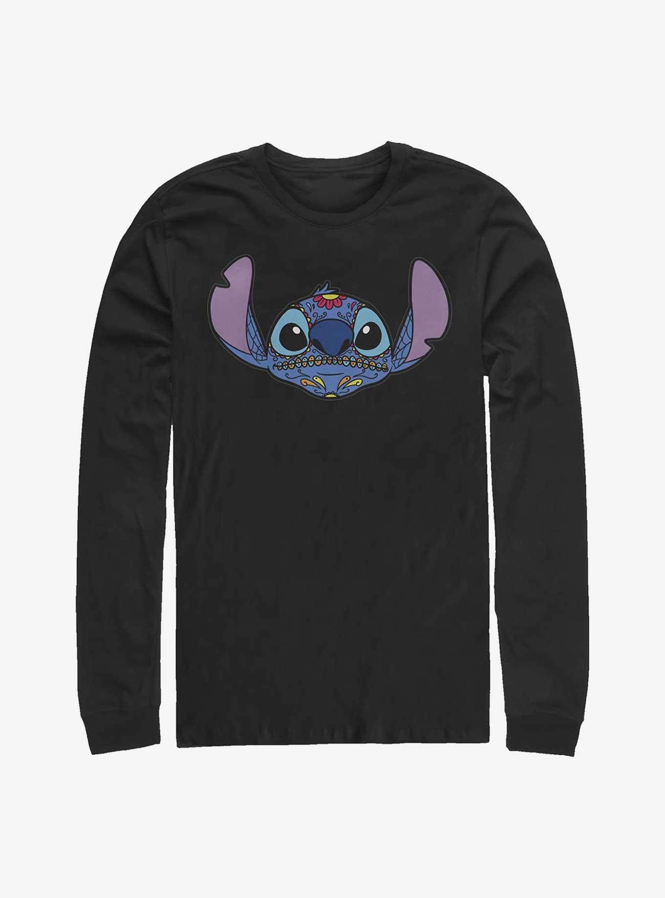 Disney Lilo & Stitch Sugar Skull Stitch Long-Sleeve T-Shirt, , hi-res