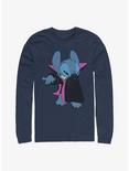 Disney Lilo & Stitch Vampire Stitch Long-Sleeve T-Shirt, NAVY, hi-res