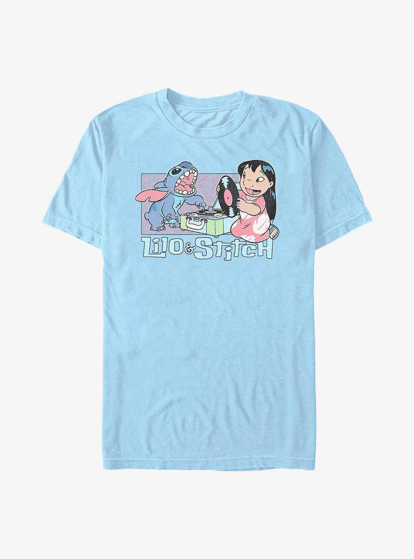 Disney Lilo & Stitch Duo Records T-Shirt, , hi-res