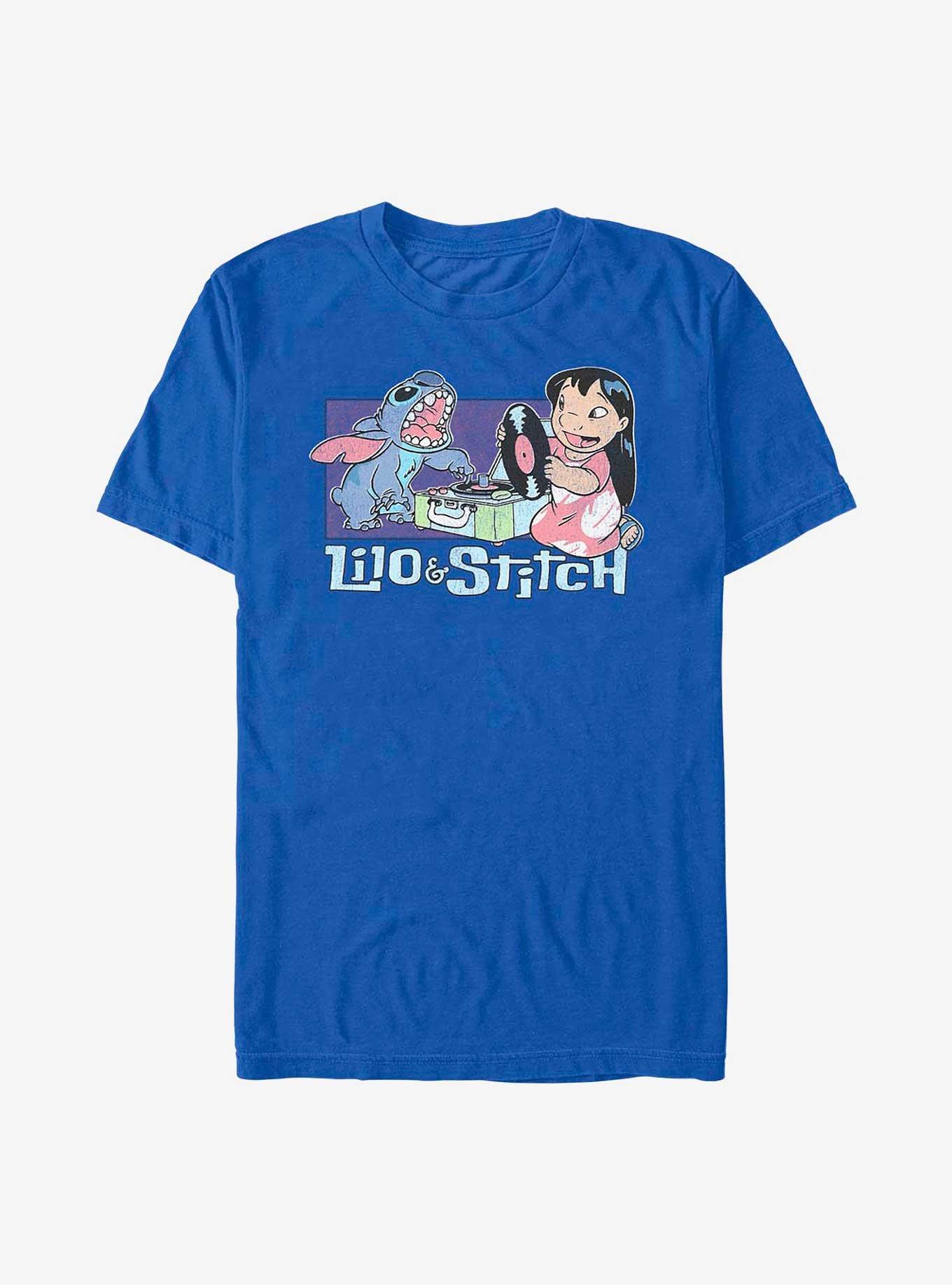 Disney Lilo & Stitch Duo Records T-Shirt, , hi-res