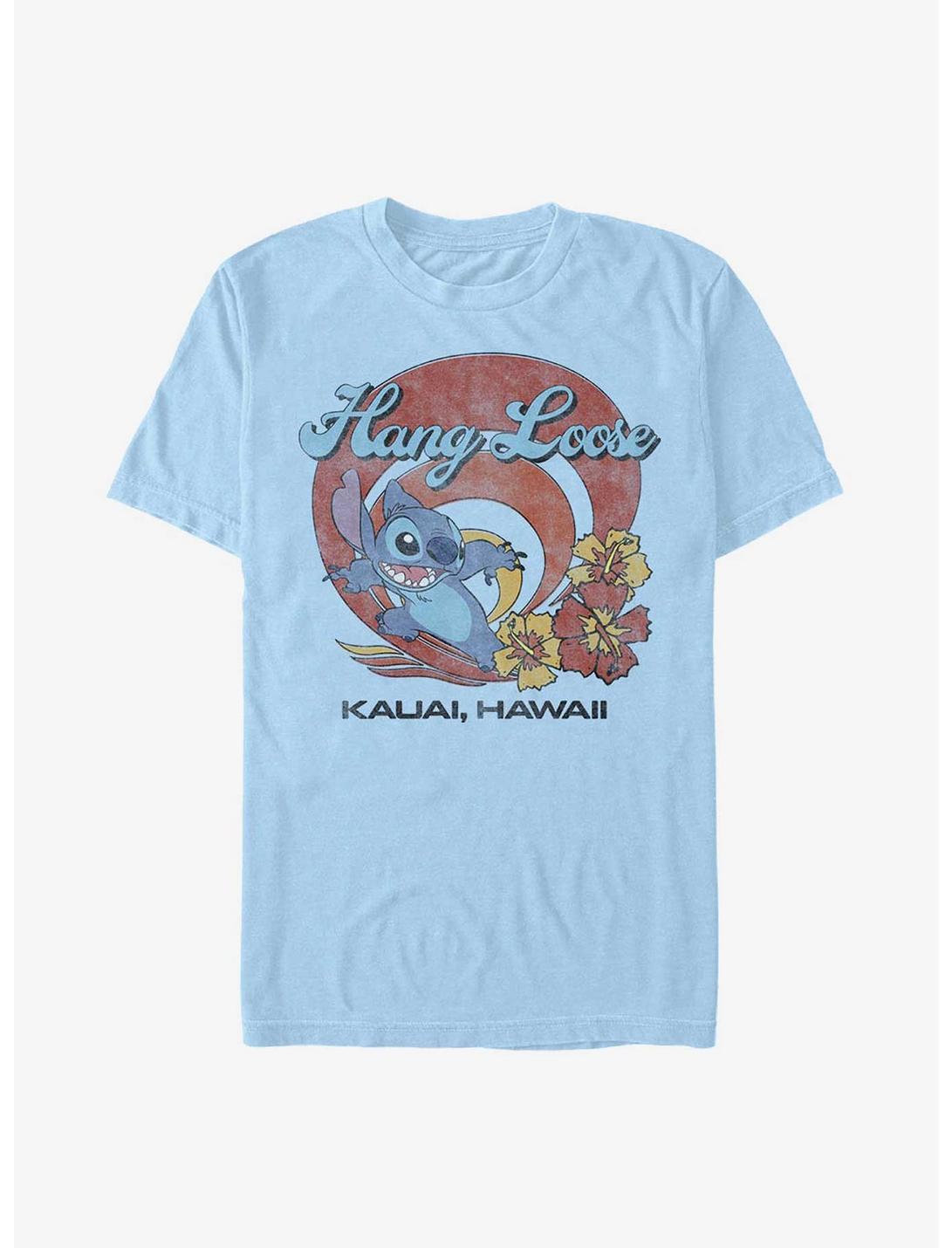 Disney Lilo & Stitch Hang Loose Kauai T-Shirt, LT BLUE, hi-res