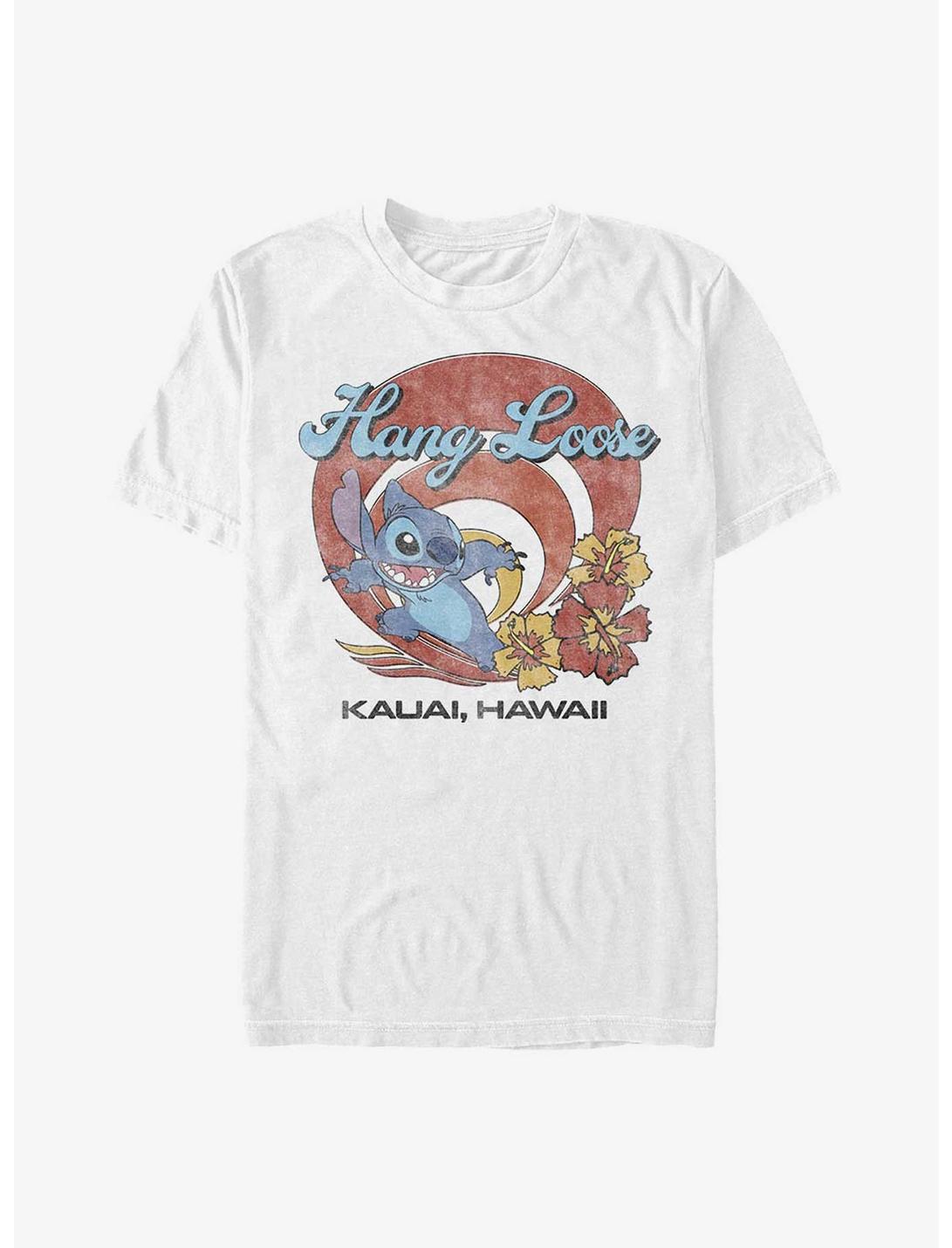Disney Lilo & Stitch Hang Loose Kauai T-Shirt, WHITE, hi-res