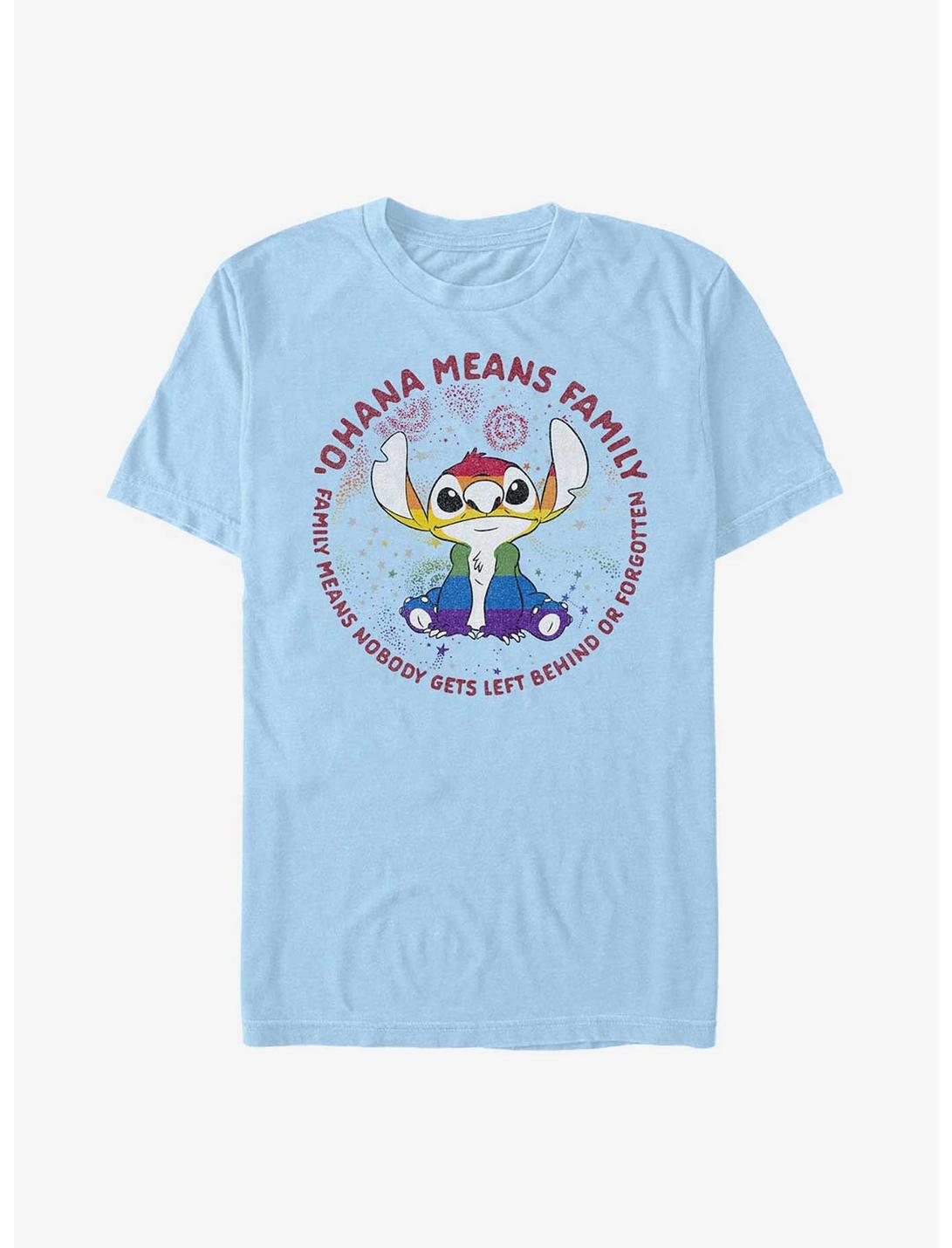 Disney Lilo & Stitch Ohana Pride T-Shirt, LT BLUE, hi-res
