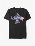 Disney Lilo & Stitch Tropic Stitch Flag T-Shirt, BLACK, hi-res