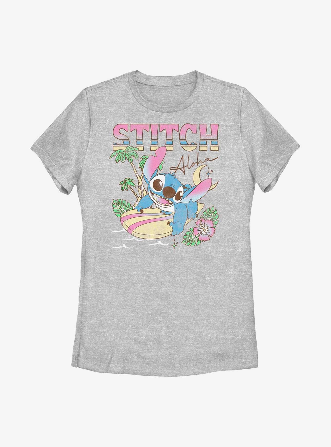 Disney Lilo & Stitch Aloha Surf Womens T-Shirt, , hi-res
