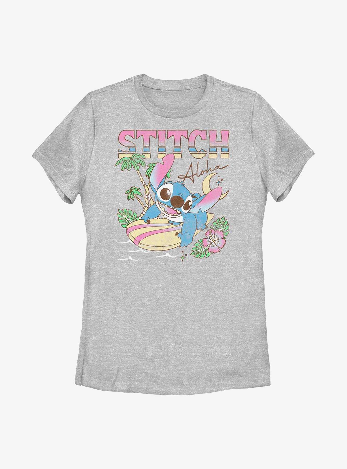 Disney Lilo & Stitch Aloha Surf Womens T-Shirt, , hi-res