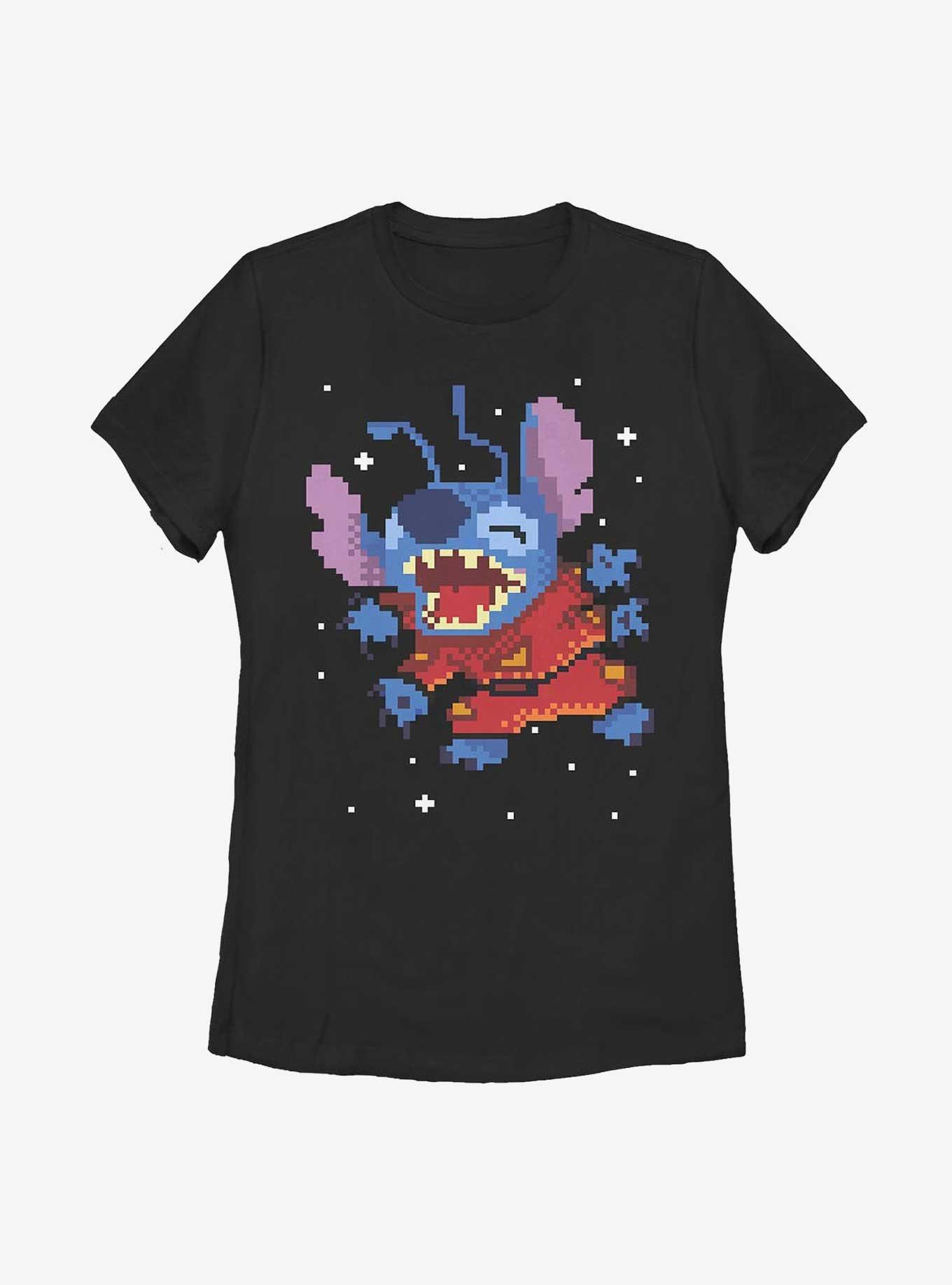Disney Lilo & Stitch Pixelated Womens T-Shirt, , hi-res