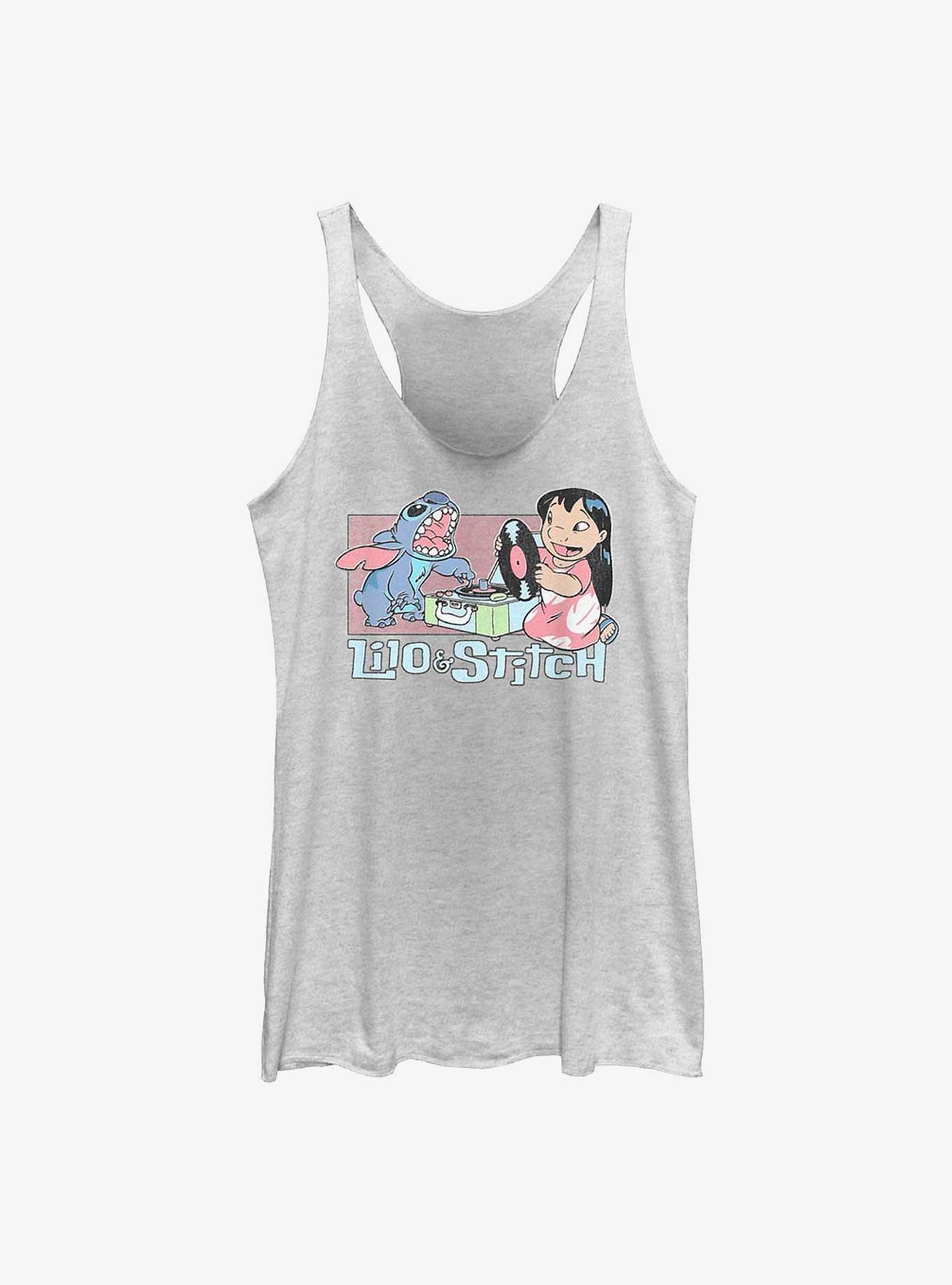 Disney Lilo & Stitch Duo Records Womens Tank Top, , hi-res