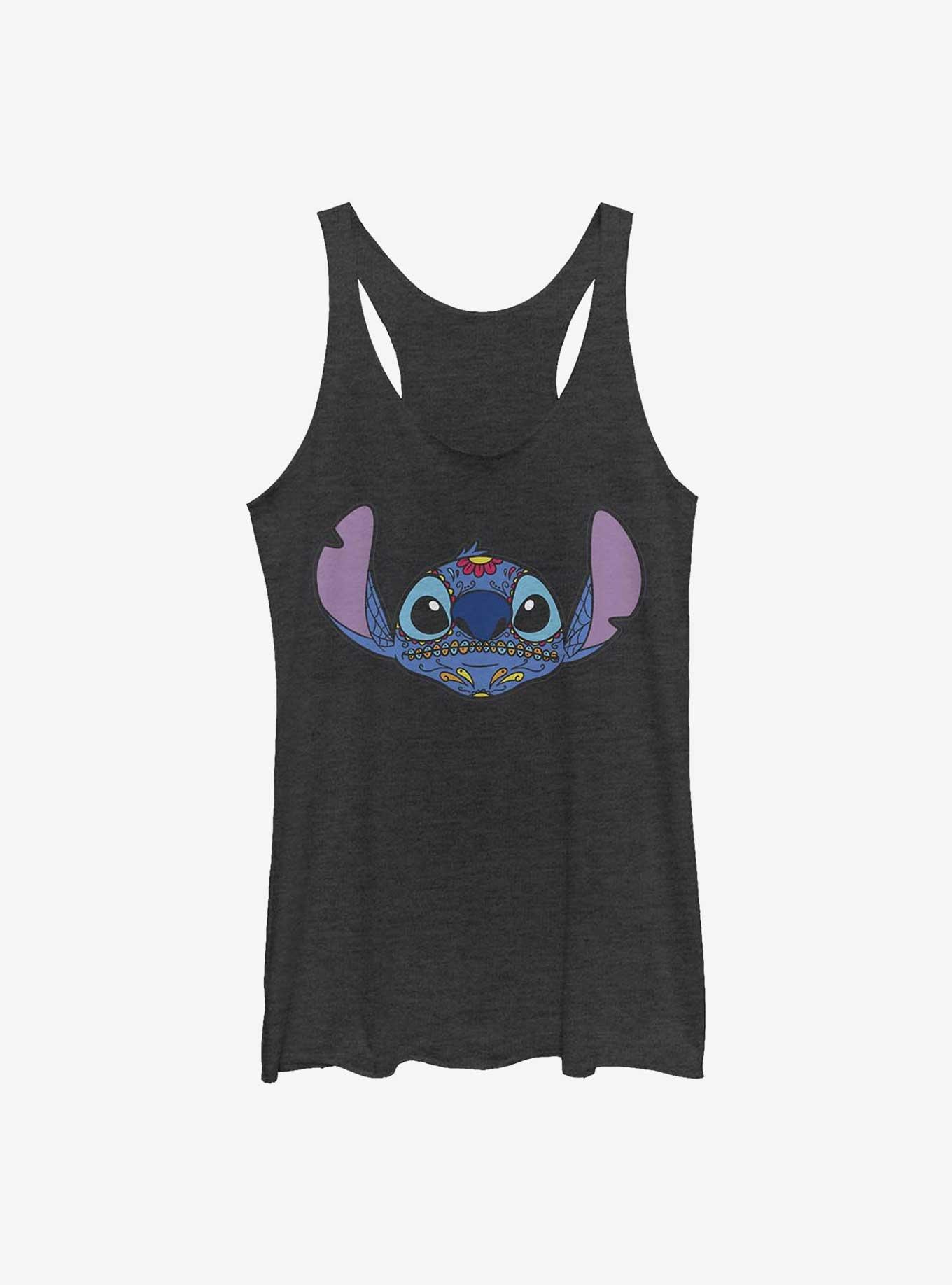 Disney Lilo & Stitch Sugar Skull Stitch Womens Tank Top, , hi-res