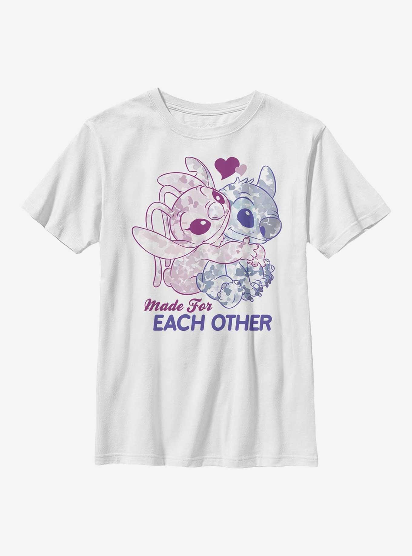 Disney Lilo & Stitch Angel Together Youth T-Shirt, , hi-res