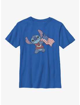 Disney Lilo & Stitch Tropic Stitch Flag Youth T-Shirt, , hi-res