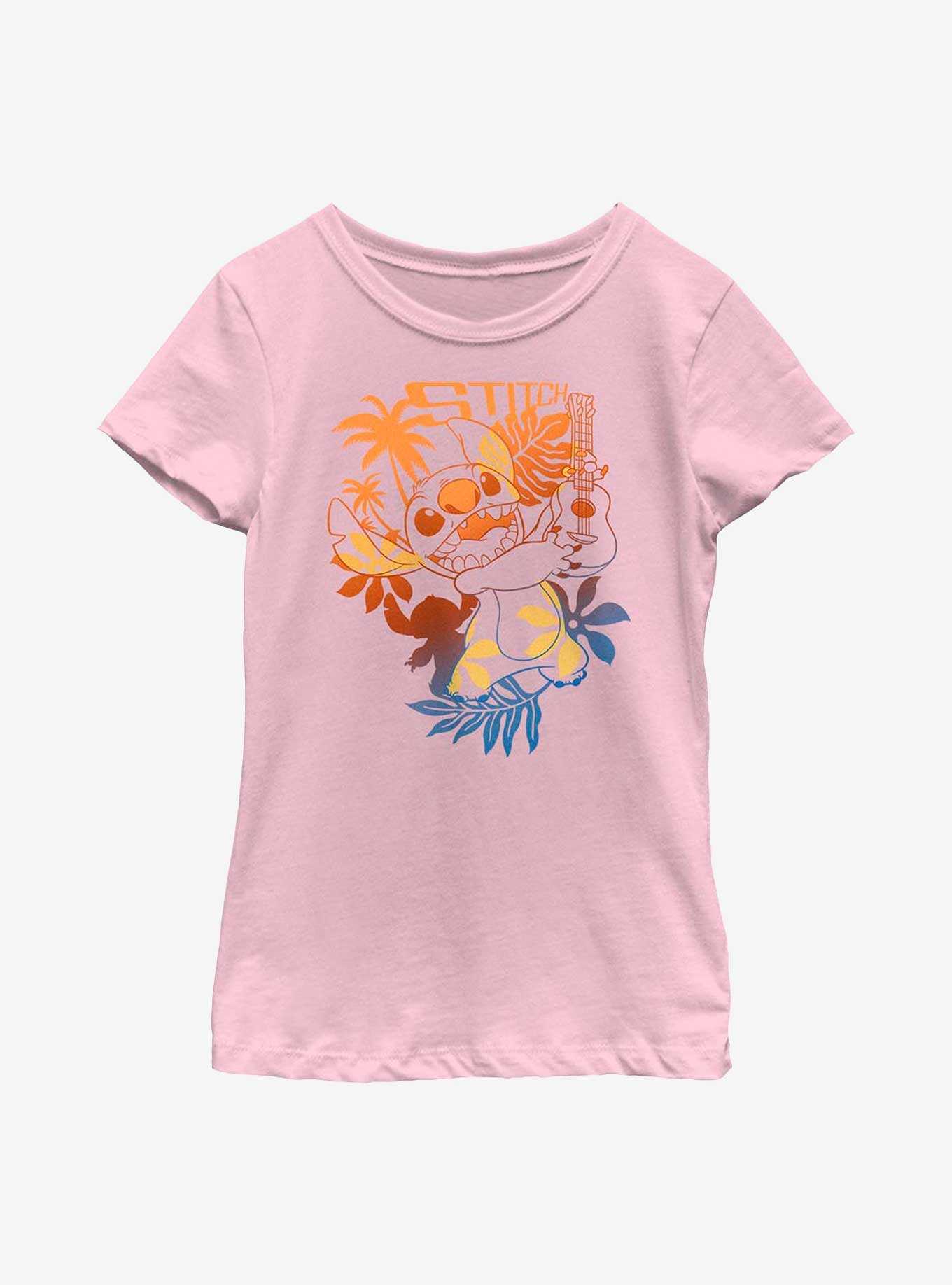Disney Lilo & Stitch Aloha Stitch Youth Girls T-Shirt, , hi-res