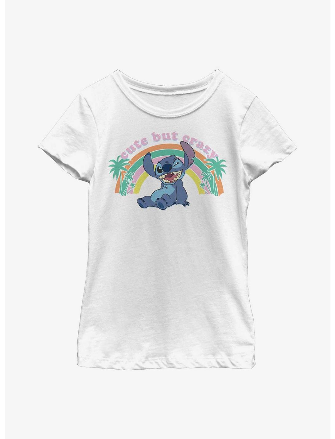 Disney Lilo & Stitch Kawaii Stitch Youth Girls T-Shirt, WHITE, hi-res