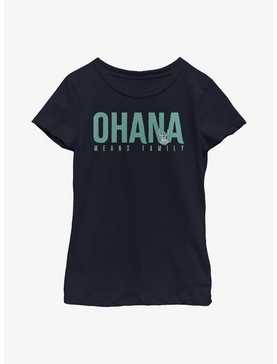 Disney Lilo & Stitch Ohana Bold Youth Girls T-Shirt, , hi-res