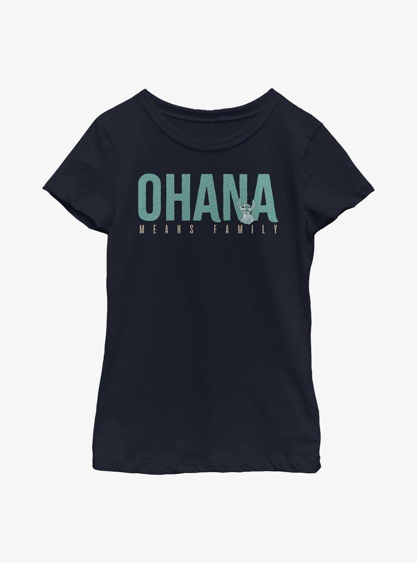 Disney Lilo & Stitch Ohana Bold Youth Girls T-Shirt, , hi-res