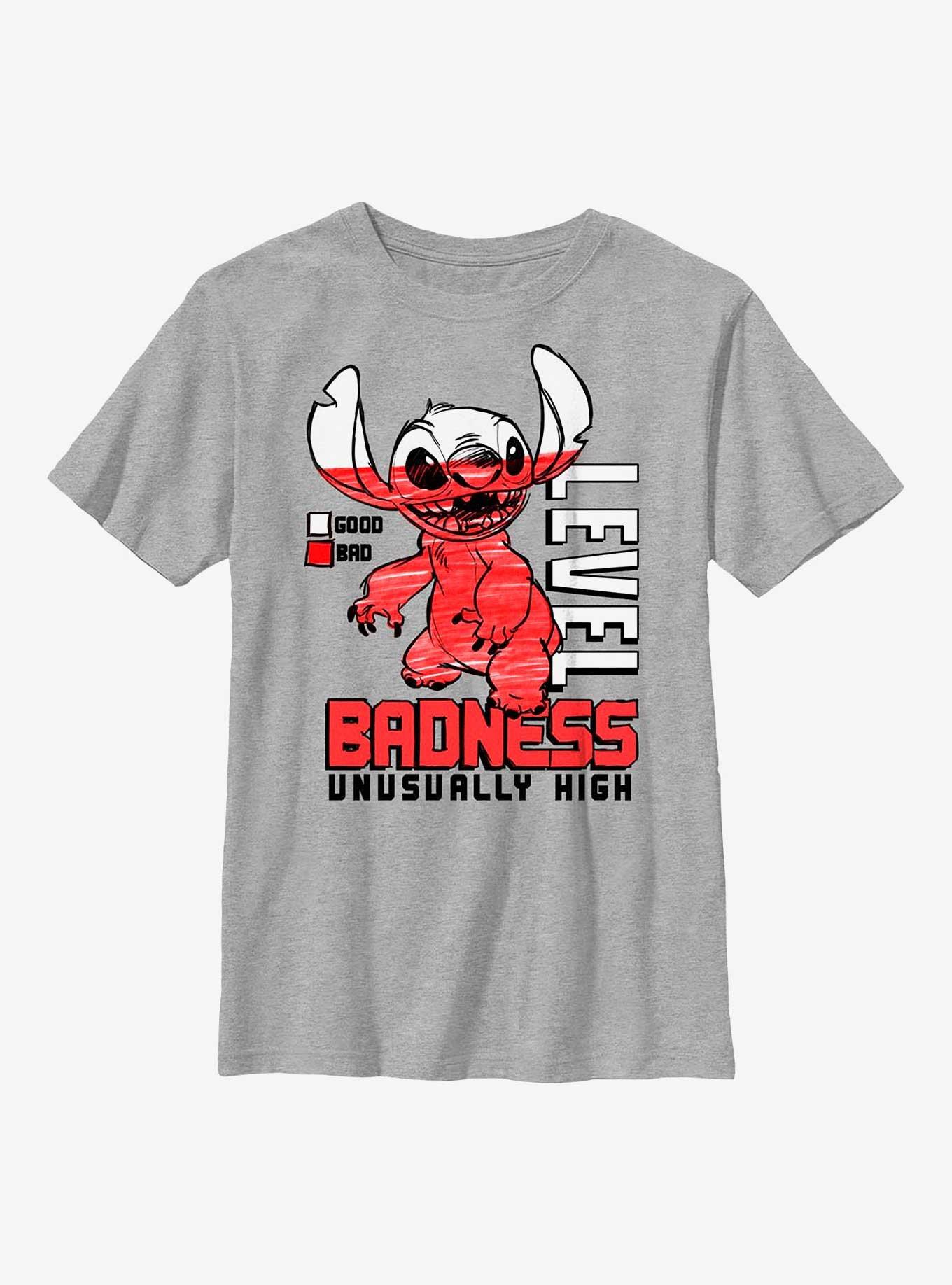 Disney Lilo & Stitch Badness Level Youth T-Shirt, , hi-res
