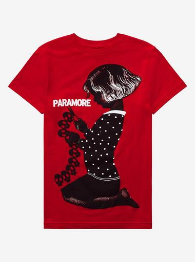 Paramore Child With Paper Skulls Boyfriend Fit Girls T-Shirt | Hot