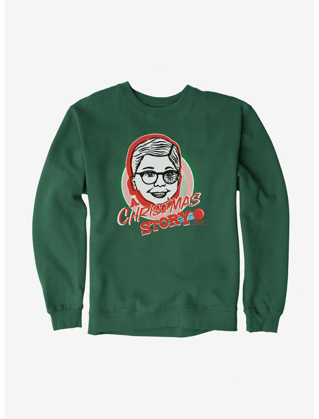 A Christmas Story  Shoot Your Eye  Sweatshirt, FOREST, hi-res