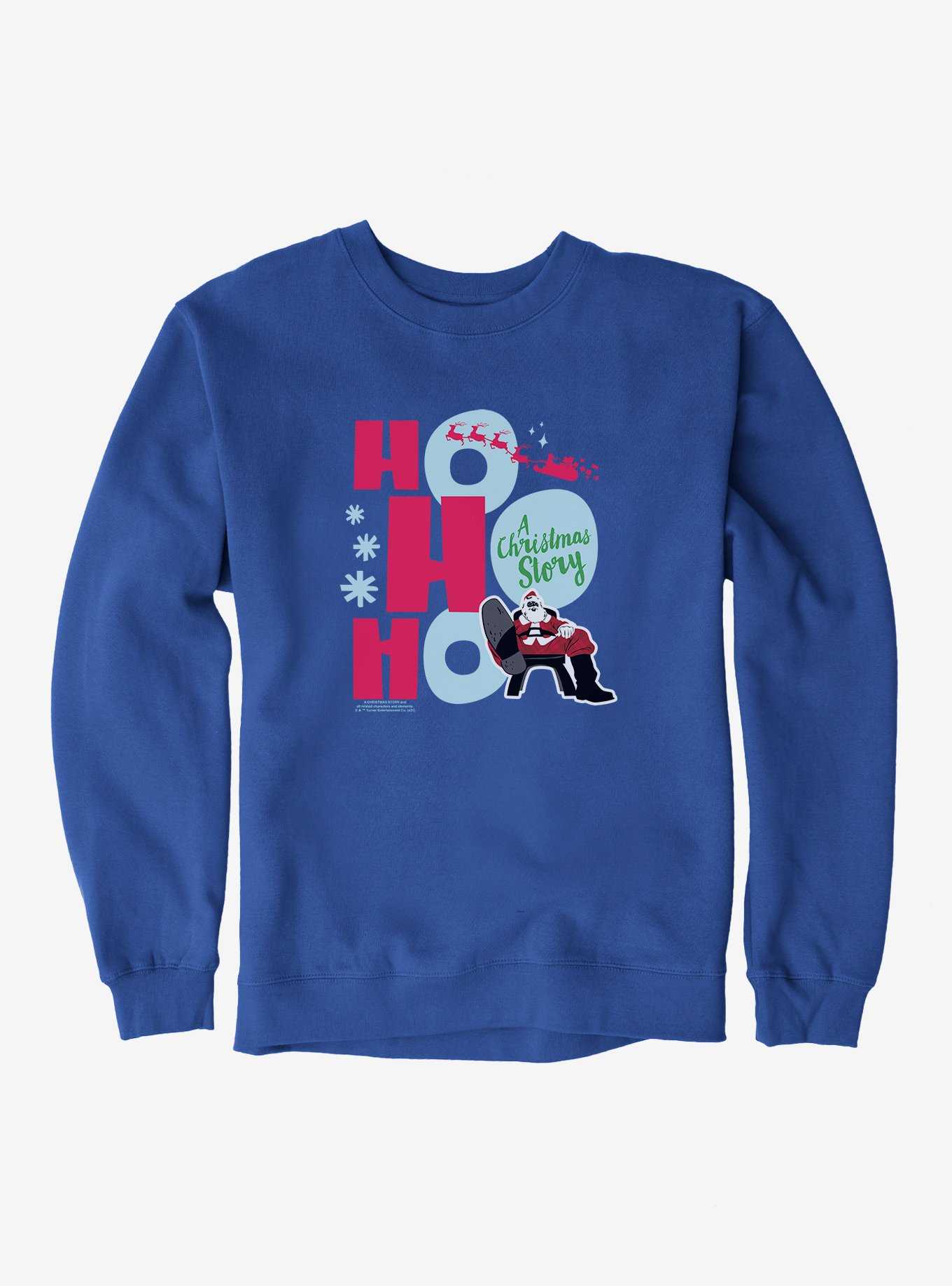 A Christmas Story  Slide Kick  Sweatshirt, ROYAL BLUE, hi-res