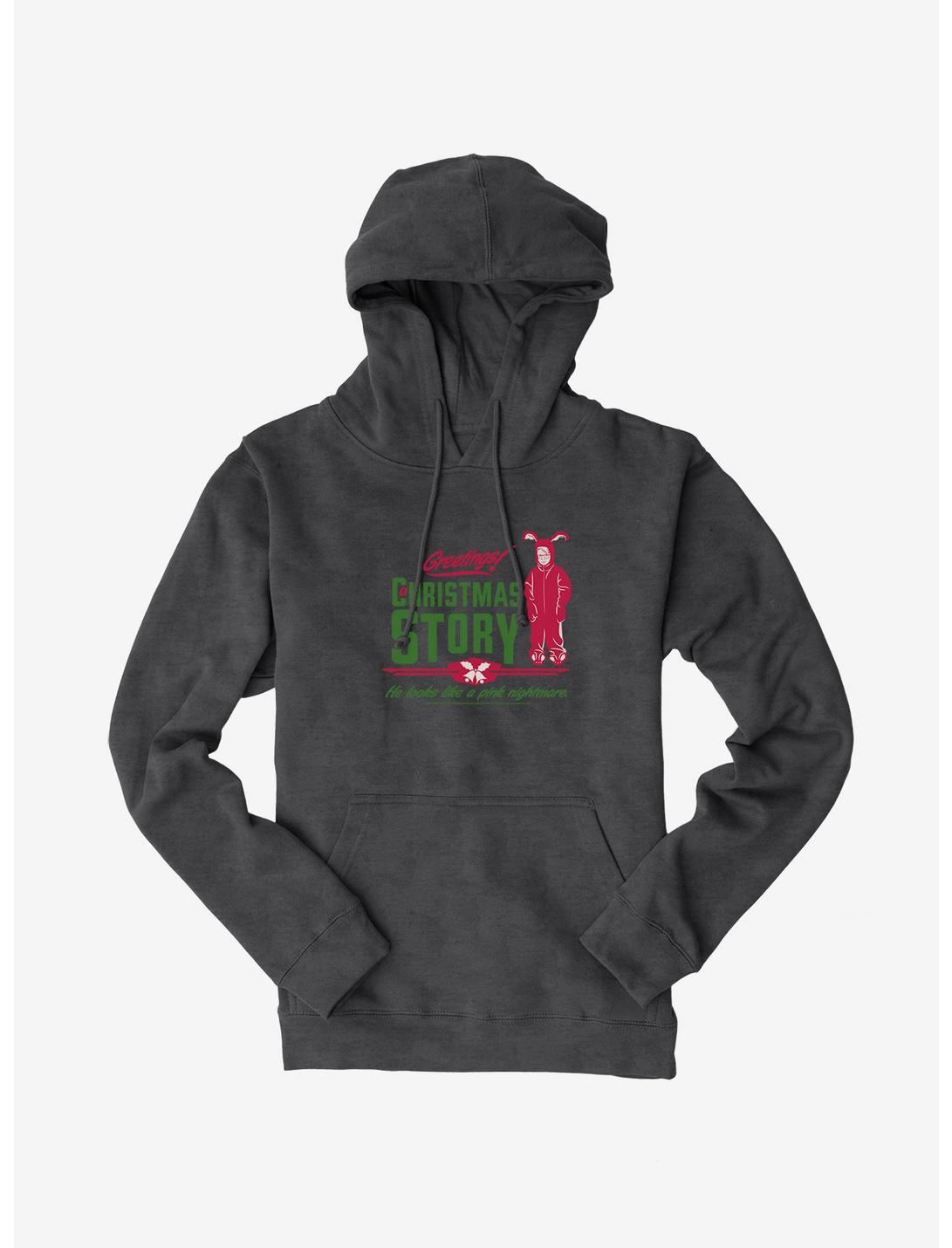 A Christmas Story  Pink Nightmare  Hoodie, CHARCOAL HEATHER, hi-res