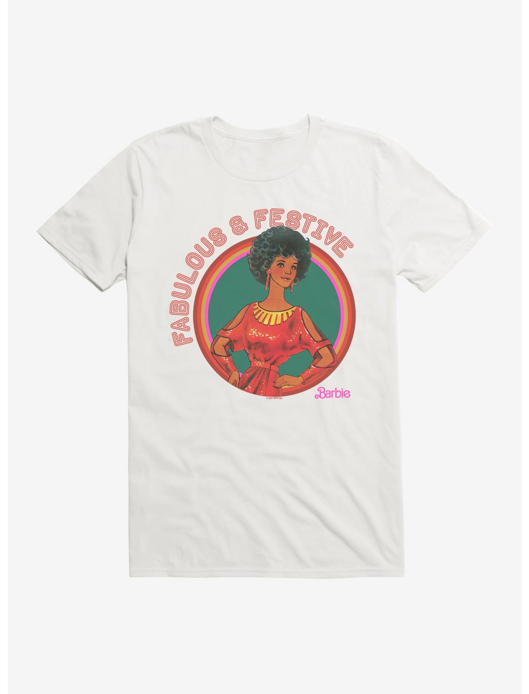 Barbie Holiday Fab And Festive T-Shirt, WHITE, hi-res