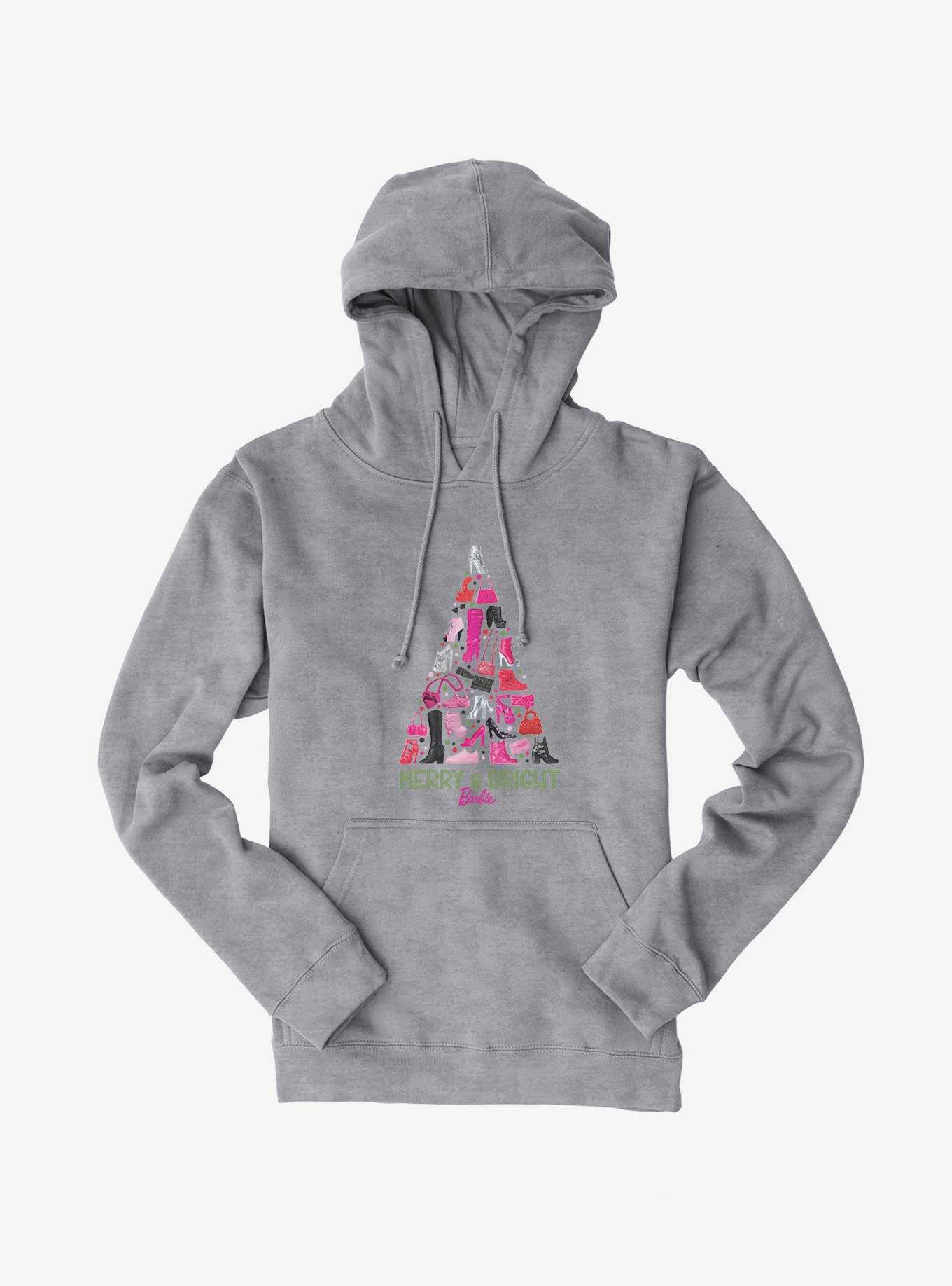 Barbie Holiday Merry And Bright Hoodie, HEATHER GREY, hi-res