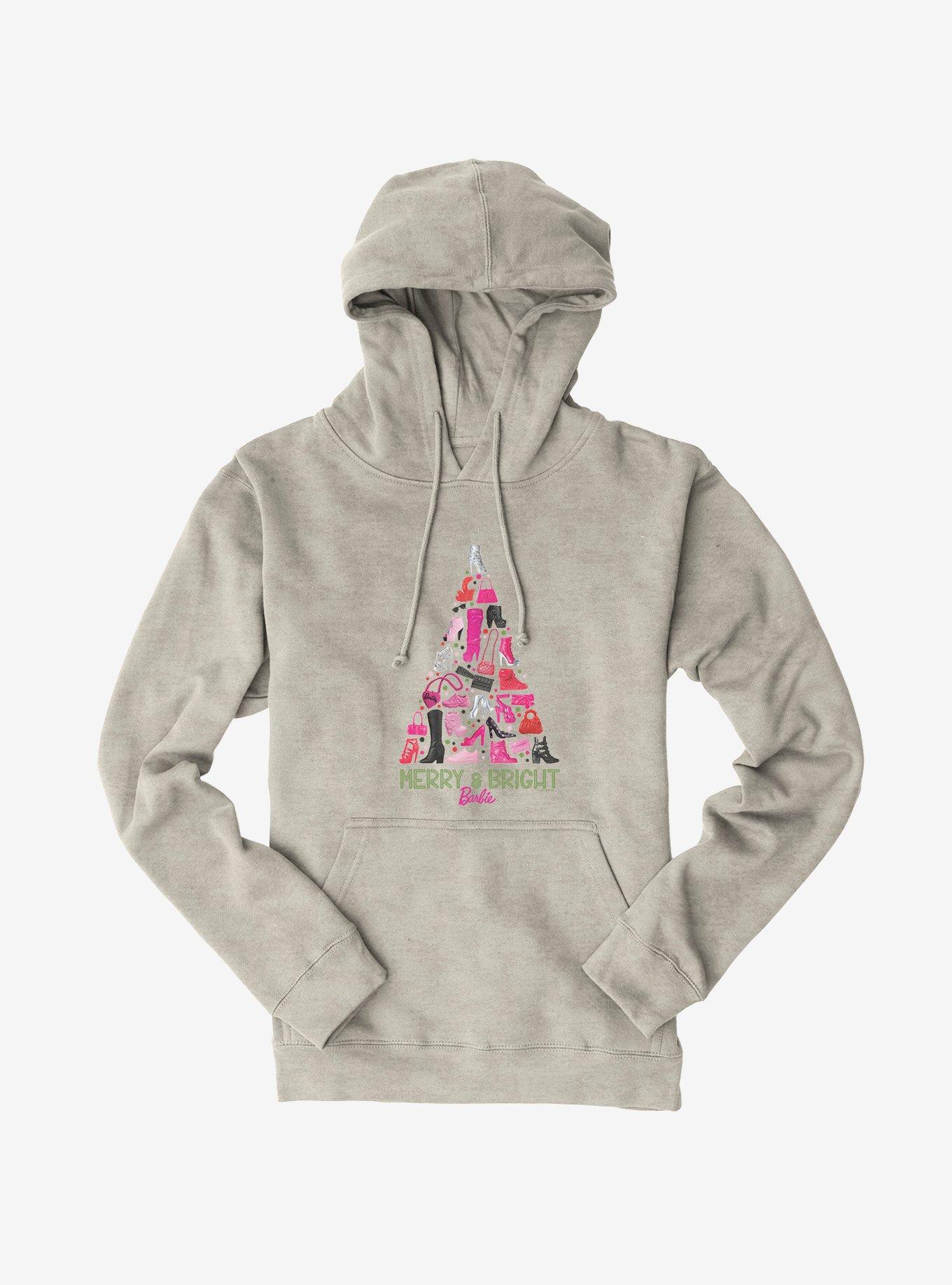 Barbie Holiday Merry And Bright Hoodie, OATMEAL HEATHER, hi-res