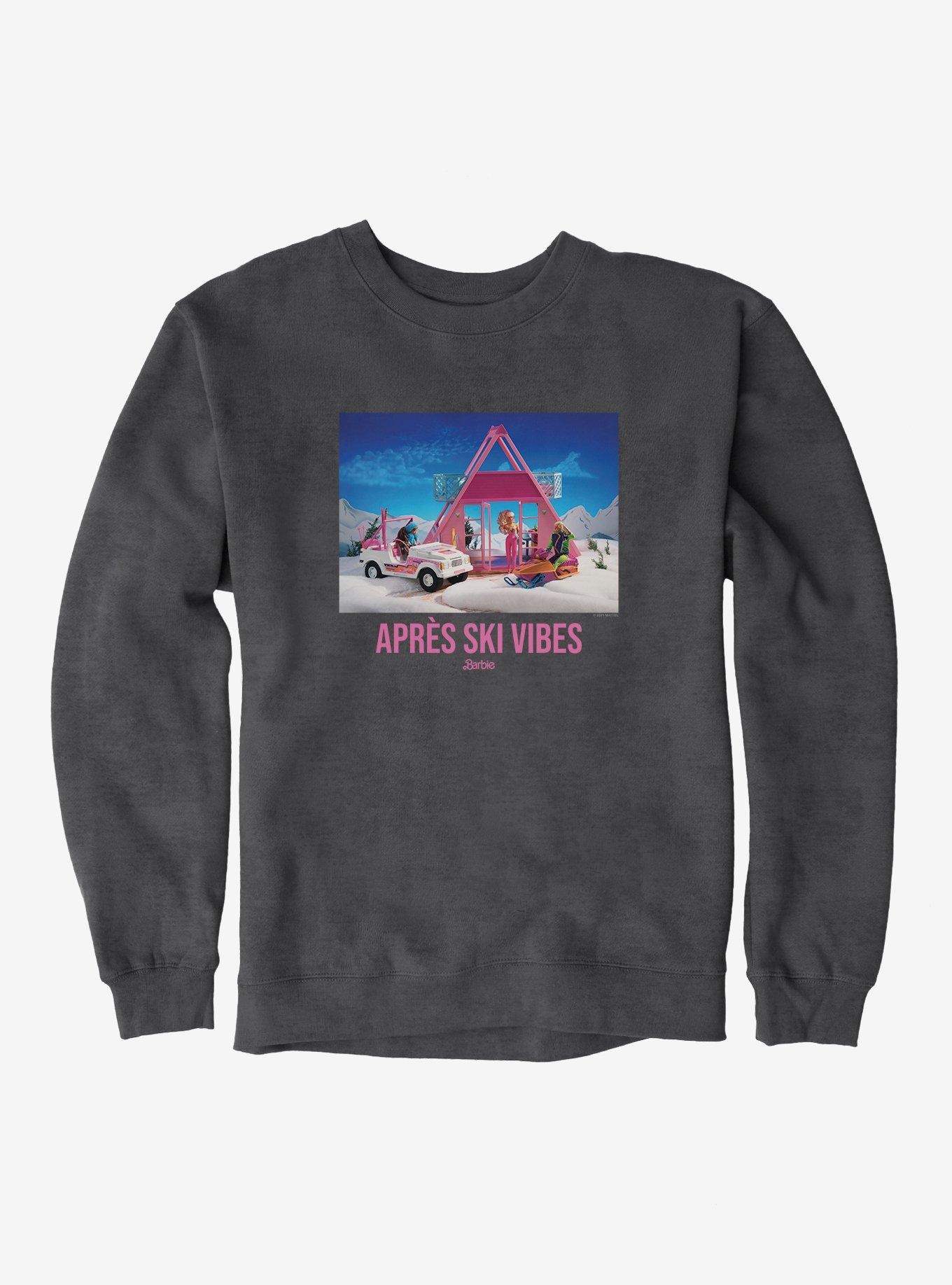 Barbie Holiday Ski Vibes Sweatshirt, CHARCOAL HEATHER, hi-res