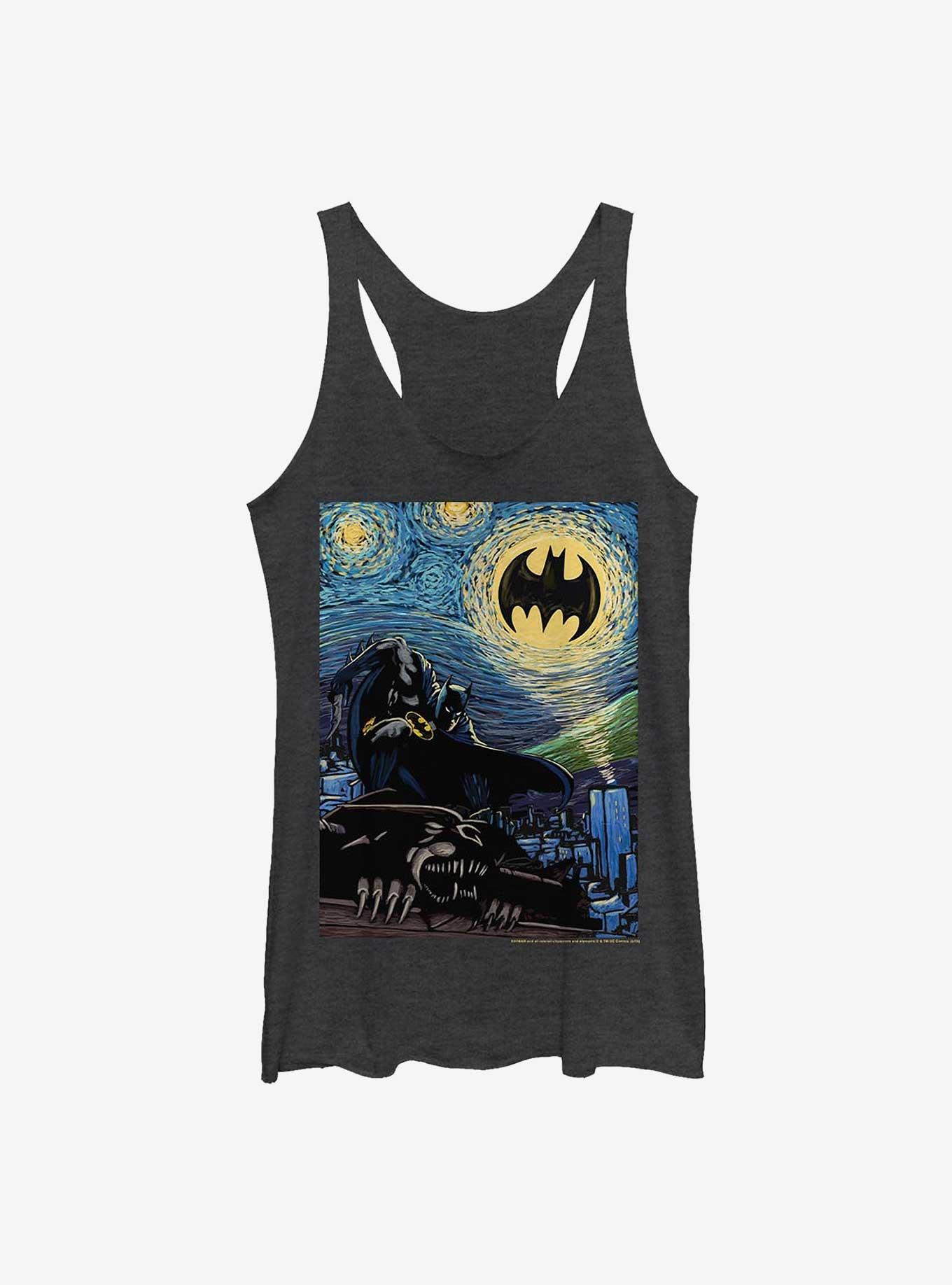 DC Comics Batman Starry Tank, BLK HTR, hi-res