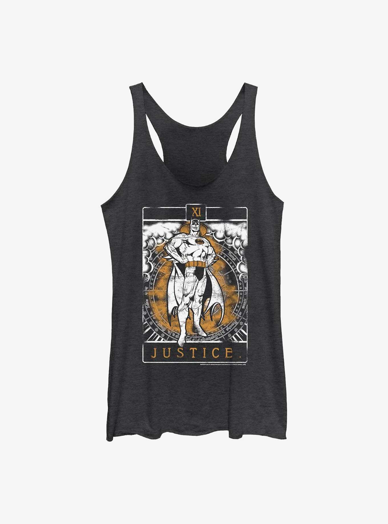 DC Comics Batman Tarot Tank, BLK HTR, hi-res