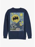 DC Comics Batman Starry Gotham Sweatshirt, NAVY, hi-res