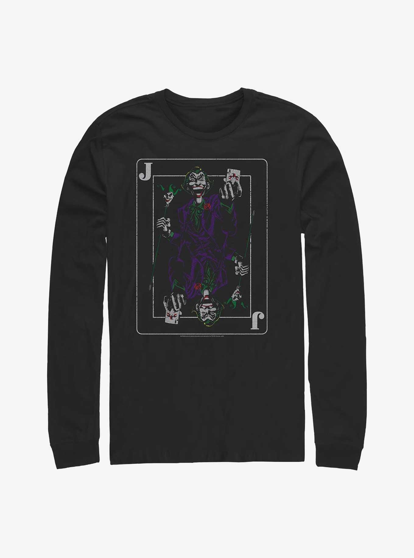 DC Comics Batman Jokers Wild Long-Sleeve, BLACK, hi-res