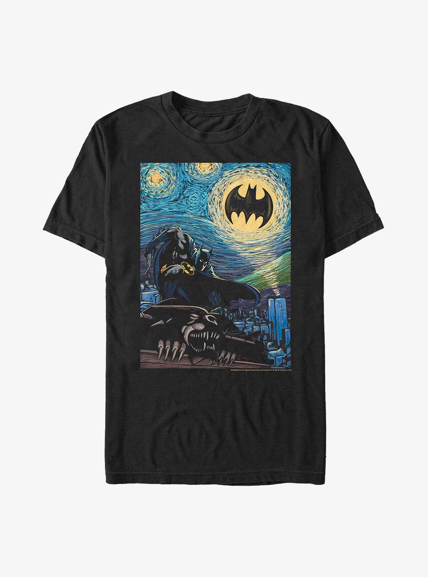 DC Comics Batman Starry T-Shirt, BLACK, hi-res