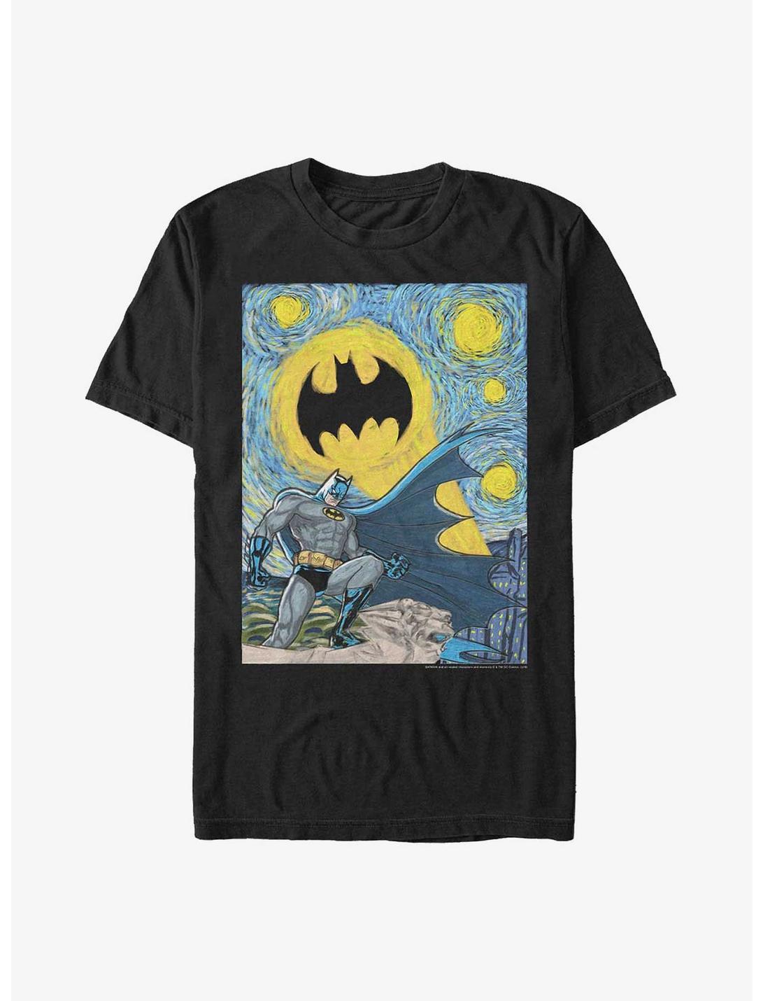 DC Comics Batman Starry Gotham T-Shirt, BLACK, hi-res